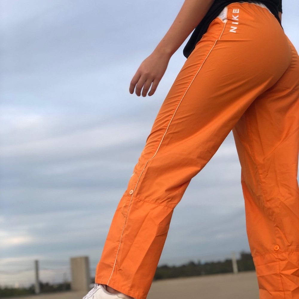 vintage nike orange pants